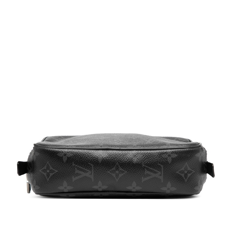ルイ ヴィトン モノグラム エクリプス トゥルース トワレ PM ポーチ セカンドバッグ M43384 ブラック PVC メンズ LOUIS VUITTON 【中古】