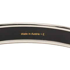 エルメス エマイユPM 七宝焼き カレーシュ バングル ピンク メタル レディース HERMES 【中古】