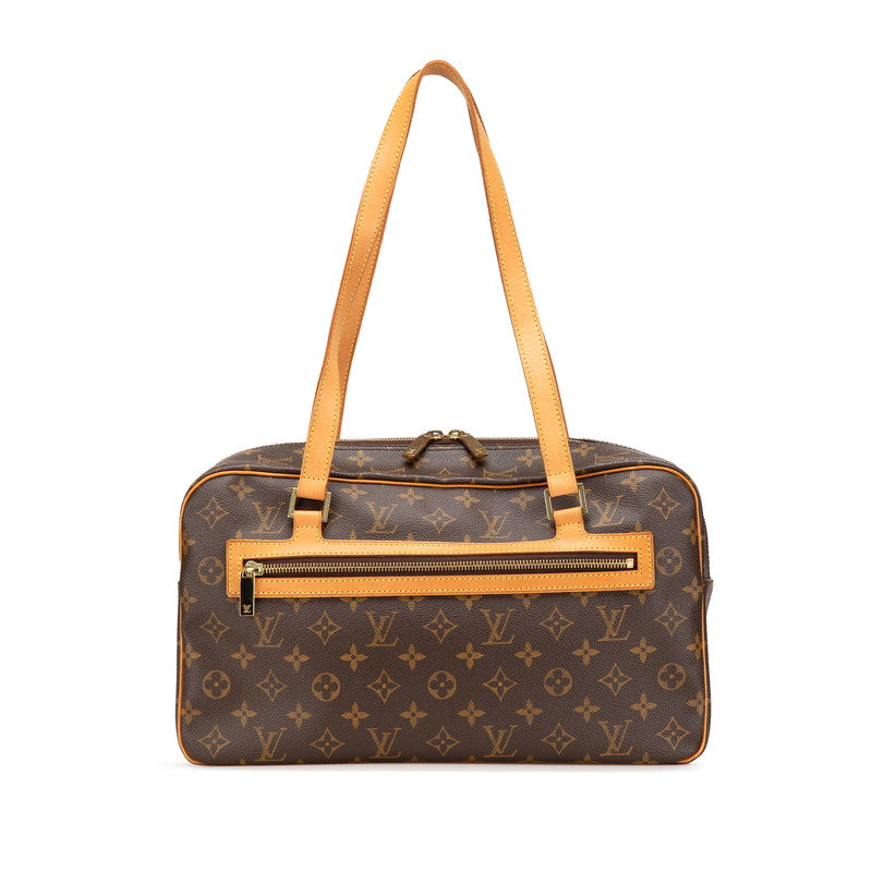 ルイ ヴィトン モノグラム シテGM ハンドバッグ ショルダーバッグ M51181 ブラウン PVC レザー レディース LOUIS VUITTON 【中古】