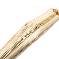 ルイ ヴィトン ダミエ ジッピー オーガナイザー ラウンドファスナー 長財布 N60012 アズール PVC レザー レディース LOUIS VUITTON 【中古】