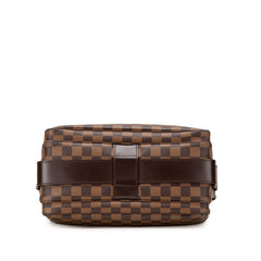 ルイ ヴィトン ダミエ ナヴィグリオ ショルダーバッグ N45255 ブラウン PVC レザー レディース LOUIS VUITTON 【中古】