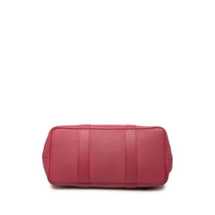 エルメス ガーデンパーティPМ トートバッグ ハンドバッグ □P刻印 2012年 ローズウッド シルバー金具 ネゴンダ レディース HERMES 中古