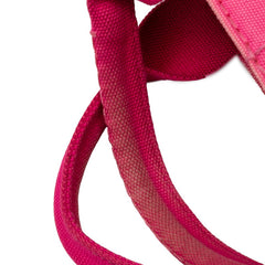 プラダ カナパ ミニ トートバッグ ショルダーバッグ 2WAY B2439G ピンク キャンバス レディース PRADA 【中古】