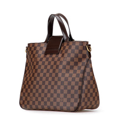 ルイ ヴィトン ダミエ カバ ローズベリー ハンドバッグ ショルダーバッグ 2WAY N41177 ブラウン PVC レザー レディース LOUIS VUITTON 【中古】
