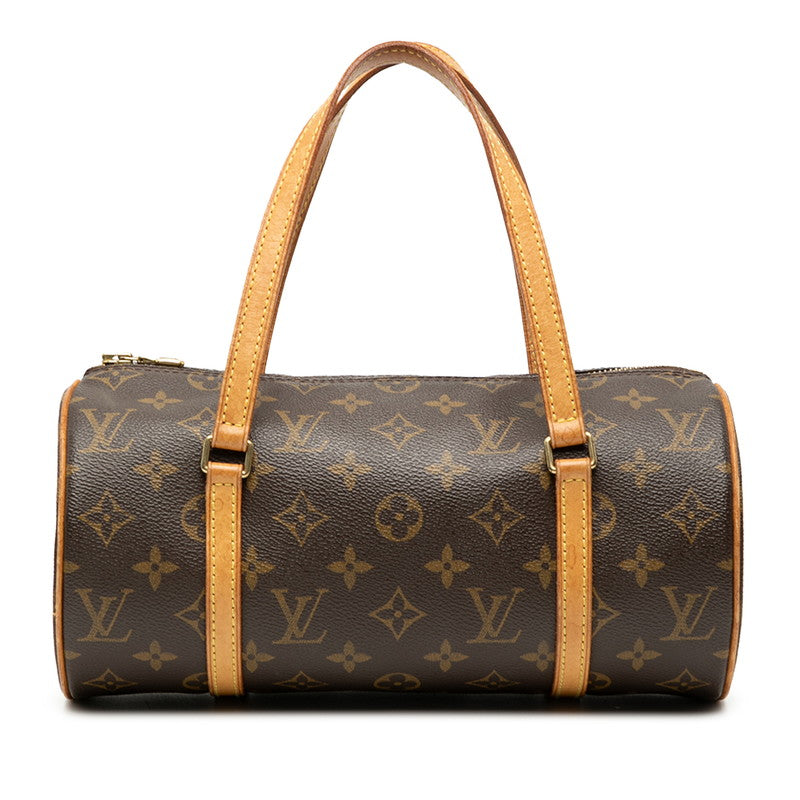 ルイ ヴィトン モノグラム パピヨン26 ハンドバッグ M51386 ブラウン PVC レザー レディース LOUIS VUITTON 【中古】