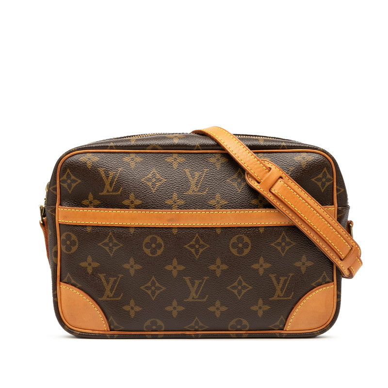 ルイ ヴィトン モノグラム トロカデロ27 斜め掛け ショルダーバッグ M51274 ブラウン PVC レザー レディース LOUIS VUITTON 【中古】