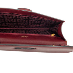 カルティエ 斜め掛け ショルダーバッグ ワインレッド ボルドー レザー レディース CARTIER 【中古】