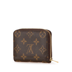 ルイ ヴィトン モノグラム ジッピー コインパース コインケース 小銭入れ M60067 ブラウン PVC レザー レディース LOUIS VUITTON 【中古】