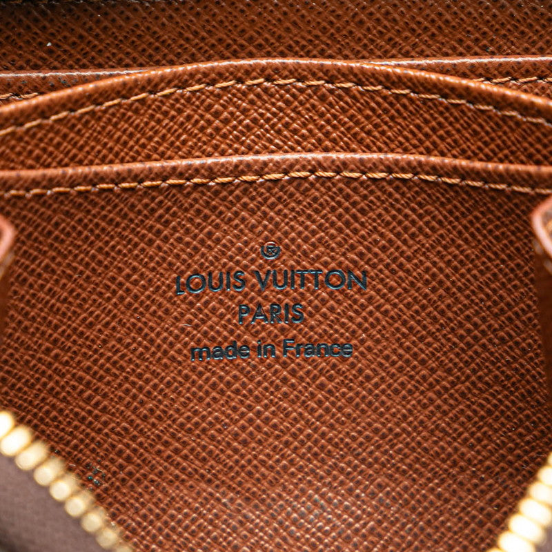 ルイ ヴィトン モノグラム ジッピー コインパース コインケース 小銭入れ M60067 ブラウン PVC レザー レディース LOUIS VUITTON 【中古】