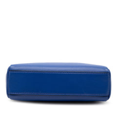 フェンディ マイクロピーカブー ハンドバッグ ショルダーバッグ 2WAY 8M0355 ブルー レザー レディース FENDI 【中古】