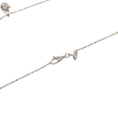 グッチ キャットヘッド ネックレス K18WG ホワイトゴールド ダイヤモンド レディース GUCCI 【中古】