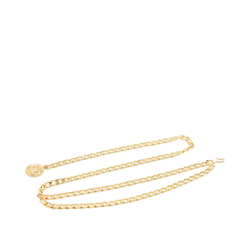 シャネル ココマーク RUE CAMBON チェーンベルト ゴールド メッキ レディース CHANEL 【中古】