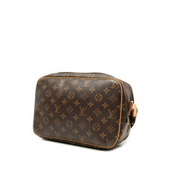 ルイ ヴィトン モノグラム リポーターPM 斜め掛け ショルダーバッグ M45254 ブラウン PVC レザー レディース LOUIS VUITTON 【中古】