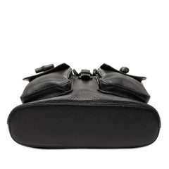 グッチ バンブー タッセル リュック バックパック 370833 ブラック レザー レディース GUCCI 【中古】