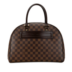 ルイ ヴィトン ダミエ ノリータ ハンドバッグ N41455 ブラウン PVC レザー レディース LOUIS VUITTON 【中古】