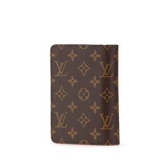 ルイ ヴィトン モノグラム ポルトパピエ 二つ折り財布 M61207 ブラウン PVC レザー レディース LOUIS VUITTON 【中古】