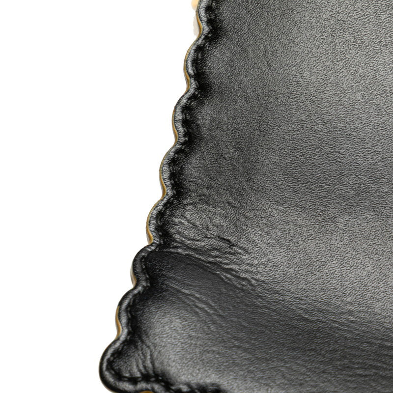 フェンディ キャナイ スモール チェーン ショルダーバッグ 8M0381 ブラック レザー レディース FENDI 【中古】