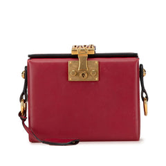 ディオール アディクト スモールボックス 斜め掛け ショルダーバッグ レッド レザー レディース Dior 【中古】
