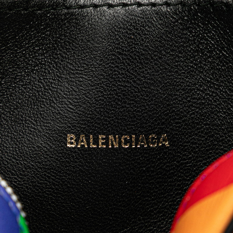 バレンシアガ ヴィル ショルダーバッグ カメラバッグ 558171 マルチカラー レザー レディース BALENCIAGA 【中古】