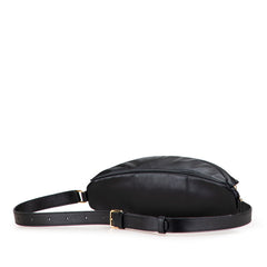 セリーヌ Cチャーム ウエストバッグ ボディバッグ ブラック レザー レディース CELINE 【中古】