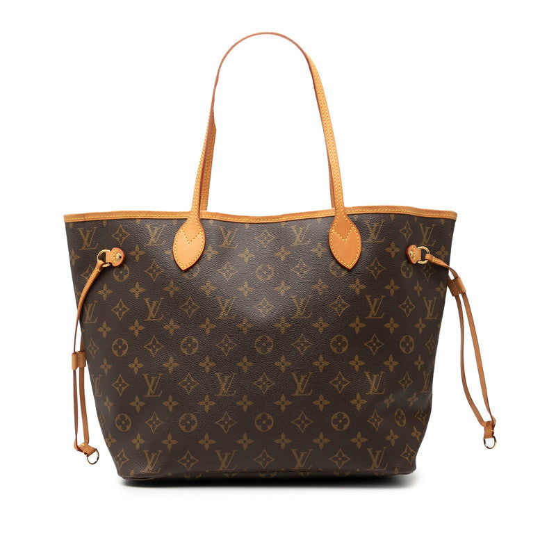 ルイ ヴィトン モノグラム ネヴァーフルMM ショルダーバッグ トートバッグ M40156 ブラウン PVC レザー レディース LOUIS VUITTON 【中古】