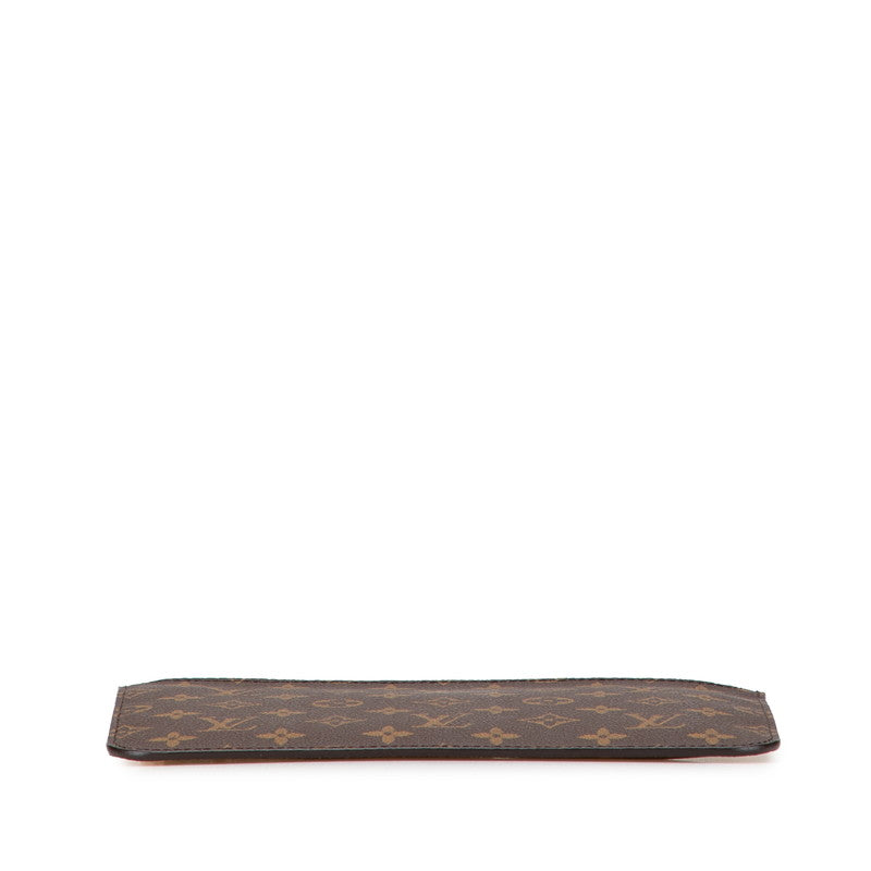 ルイ ヴィトン モノグラム ネヴァーフルMM付属 ポーチ ブラウン PVC レザー レディース LOUIS VUITTON 【中古】