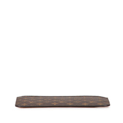 ルイ ヴィトン モノグラム ネヴァーフルMM付属 ポーチ ブラウン PVC レザー レディース LOUIS VUITTON 【中古】