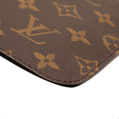 ルイ ヴィトン モノグラム ネヴァーフルMM付属 ポーチ ブラウン PVC レザー レディース LOUIS VUITTON 【中古】