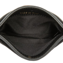 シャネル ココマーク ボーイシャネル カードケース パスケース ブラック ラムスキン レディース CHANEL 【中古】