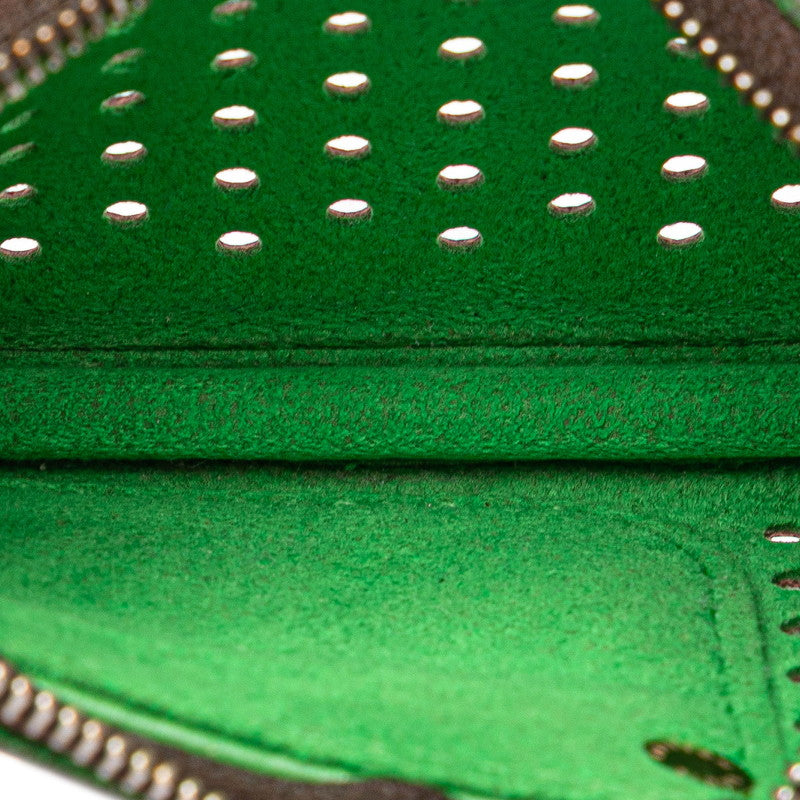 ルイ ヴィトン モノグラム ペルフォ ポシェット クレ コインケース M95186 ブラウン ヴェール PVC レザー レディース LOUIS VUITTON 【中古】