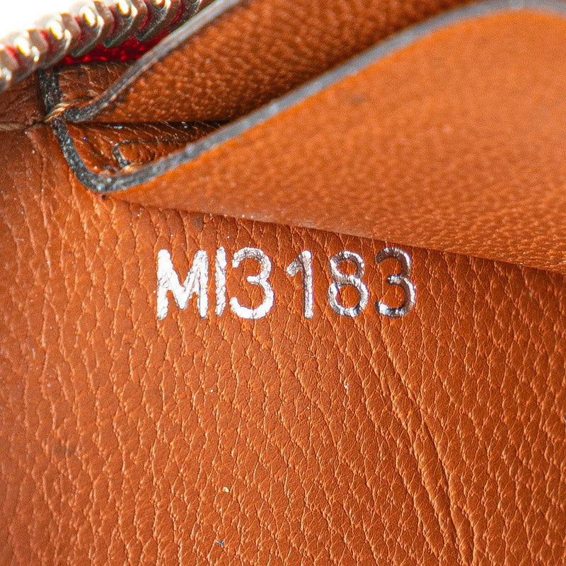 ルイ ヴィトン パルナセア ポルトフォイユ イエナ 長財布 ラウンドファスナー M58207 カプシーヌ レッド レザー レディース LOUIS VUITTON 【中古】