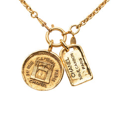 シャネル ロゴ 31 RUE CAMBON PARIS ネックレス ゴールド メッキ レディース CHANEL 【中古】