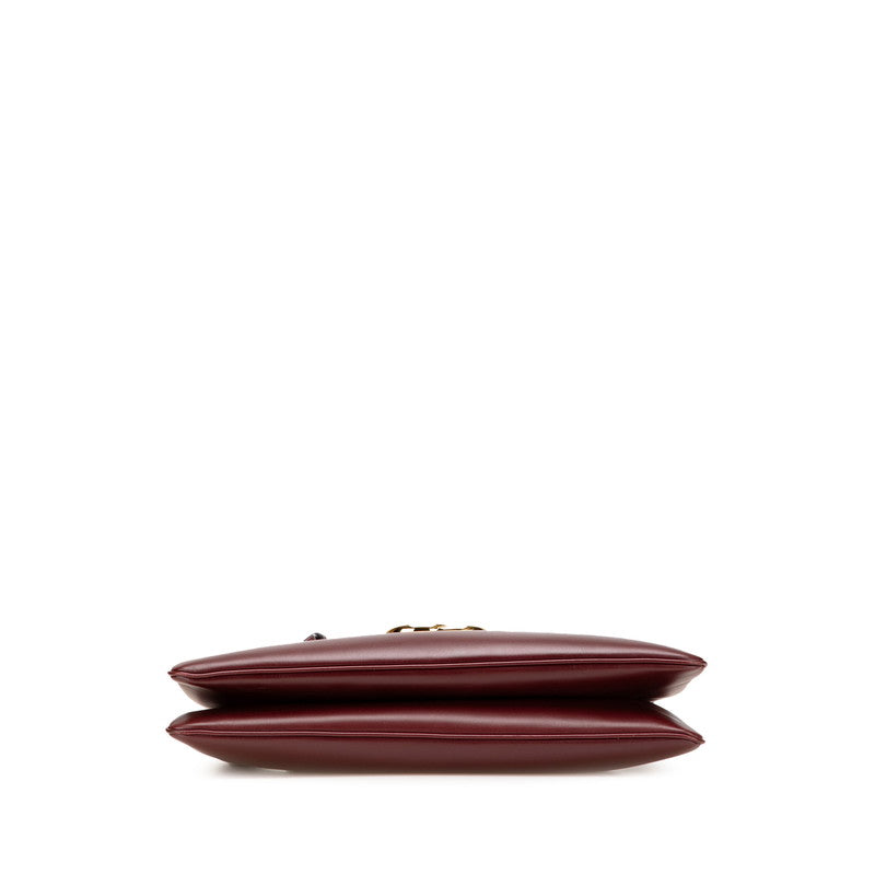 グッチ GGマーモント アリー ハンドバッグ ワンショルダーバッグ 550130 ワインレッド レザー レディース GUCCI 【中古】