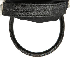 バレンシアガ ショッピング フォンホルダー ハンドバッグ ショルダーバッグ 593826 ホワイト ブラック レザー レディース BALENCIAGA 【中古】
