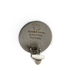 エルメス セリエ イヤリング シルバー メタル レディース HERMES 【中古】