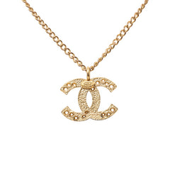 シャネル ココマーク チェーン ペンダント ネックレス 01P刻印 ゴールド メッキ レディース CHANEL 【中古】