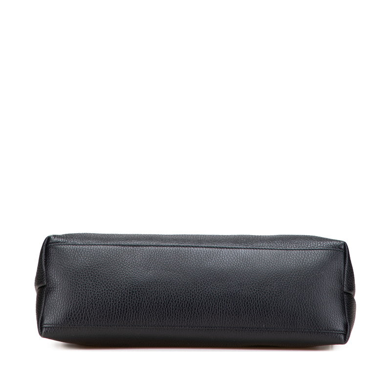 グッチ バンブー タッセル ハンドバッグ 斜め掛け ショルダーバッグ 2WAY 365346 ブラック レザー レディース GUCCI 【中古】