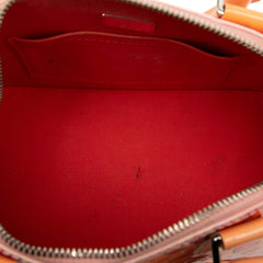 ルイ ヴィトン モノグラム ヴェルニ ジャングルドット アルマBB ハンドバッグ ショルダーバッグ 2WAY M41996 ピンク レッド パテントレザー レディース LOUIS VUITTON 【中古】