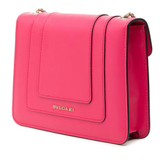 ブルガリ セルペンティ フォーエバー チェーンショルダーバッグ ピンク レザー レディース BVLGARI 【中古】