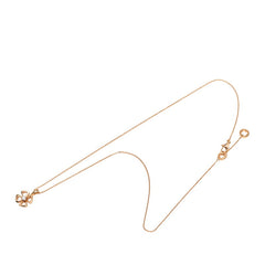 ブルガリ フィオレヴァー チェーン ペンダント ネックレス ダイヤモンド K18YG イエローゴールド Au750 レディース BVLGARI 【中古】