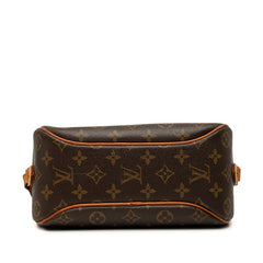 ルイ ヴィトン モノグラム ブロワ 斜め掛け ショルダーバッグ M51221 ブラウン PVC レザー レディース LOUIS VUITTON 中古