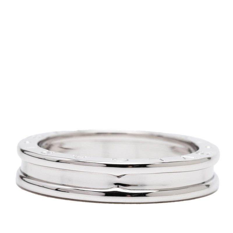 ブルガリ ビーゼロワン リング 指輪 #59 シルバー K18WG ホワイトゴールド メンズ BVLGARI 【中古】