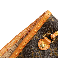 ルイ ヴィトン モノグラム ネヴァーフルPM トートバッグ ハンドバッグ M40155 ブラウン PVC レザー レディース LOUIS VUITTON 【中古】