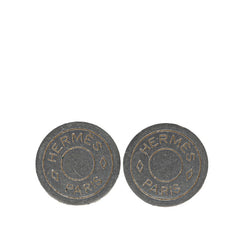 エルメス セリエ イヤリング シルバー メタル レディース HERMES 【中古】