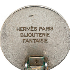 エルメス セリエ イヤリング シルバー メタル レディース HERMES 【中古】