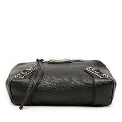 バレンシアガ レポーター ショルダーバッグ 斜め掛け 488798 ブラック レザー レディース BALENCIAGA 【中古】