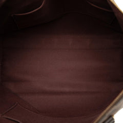 ルイ ヴィトン ダミエ イエナMM トートバッグ ショルダーバッグ N41013 ブラウン PVC レザー レディース LOUIS VUITTON 【中古】