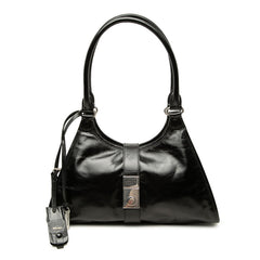 プラダ トートバッグ ショルダーバッグ 1BG580 ブラック レザー レディース PRADA 中古