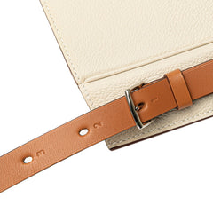 エルメス パースペクティブ キャヴァリエール ショルダーバッグ ホワイト系 トゴ ヴァッシュハンター レディース HERMES 【中古】
