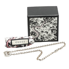 グッチ インターロッキングG ネックレス SV925 シルバー レディース GUCCI 【中古】